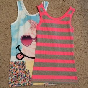 Two girls tank tops